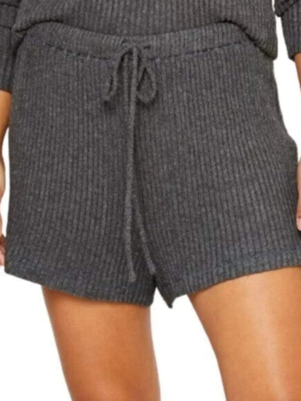 LOFT Women's Ribbed Slip Shorts - Picture 1 of 7